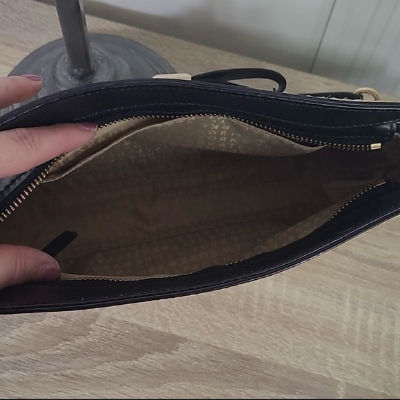 Kate Spade New York Montford Park Straw & Black w/ Gold Crossbody Bag / Purse - Picture 15 of 16